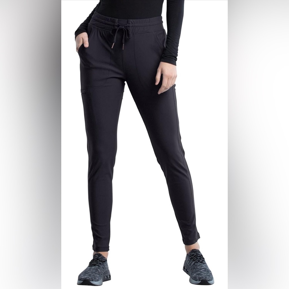 Women's Sleek Grey Straight Leg Scrub Pants